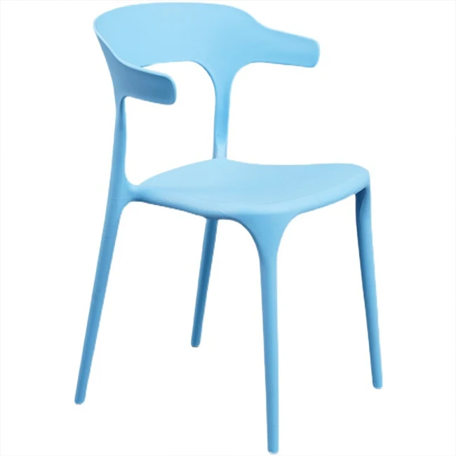Dining Room Furniture Outdoor Stackable Chair Plastic Dining Chair Colorful Plastic Cafe Chairs