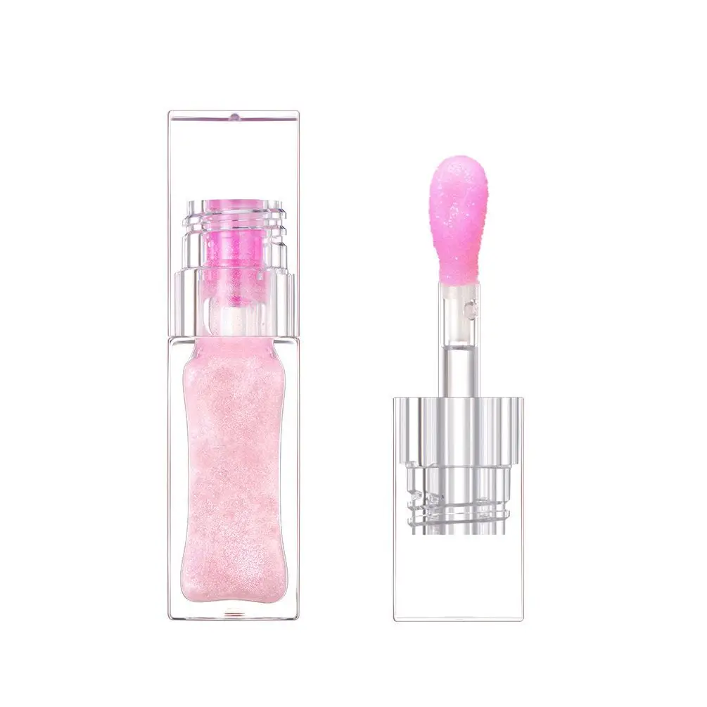 Private Label Organic Hydrating Lip Glow  Non Stick Plump Vegan Waterproof Moisturizing PH Color Changing Lip Oil Lip Gloss