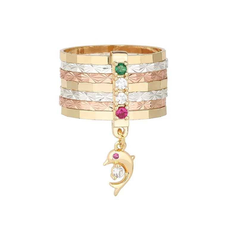 Высококачественные модные аксессуары оптовая продажа прямые продажи Женские из семи колец дельфина.