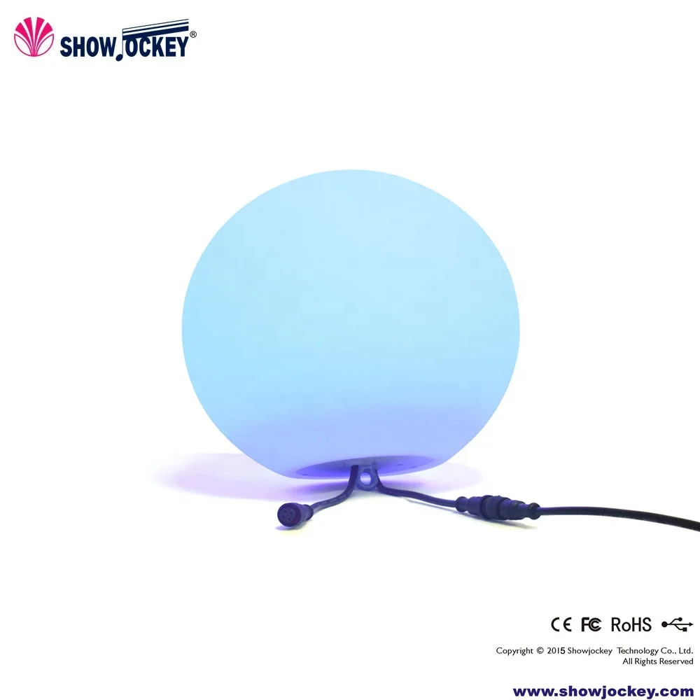 Showjockey Wholesale 30mm 60mm 120mm DMX Pixel Lighted Balls 3D RGB LED Ball String Light