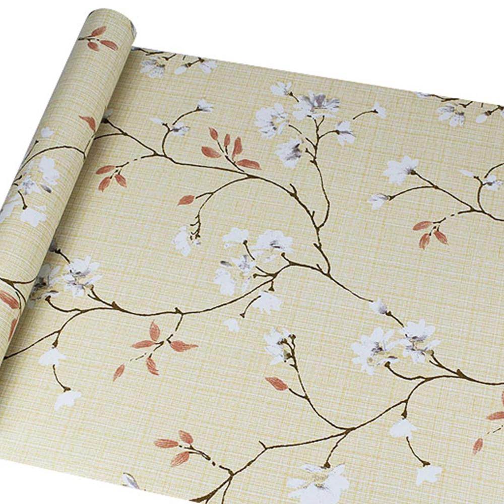 Customized High-quality Wall Stickers Pvc Bedroom TV Background Fabric Floral Wall Coating Wallpaper