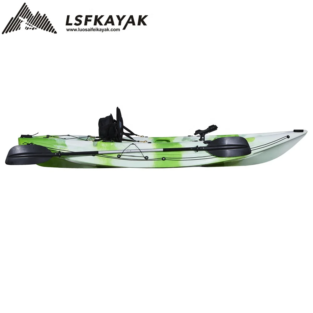 LSF Single Seat One Person 9FT Fishing Sit On Top Canoe LLDPE Plastic Kayak