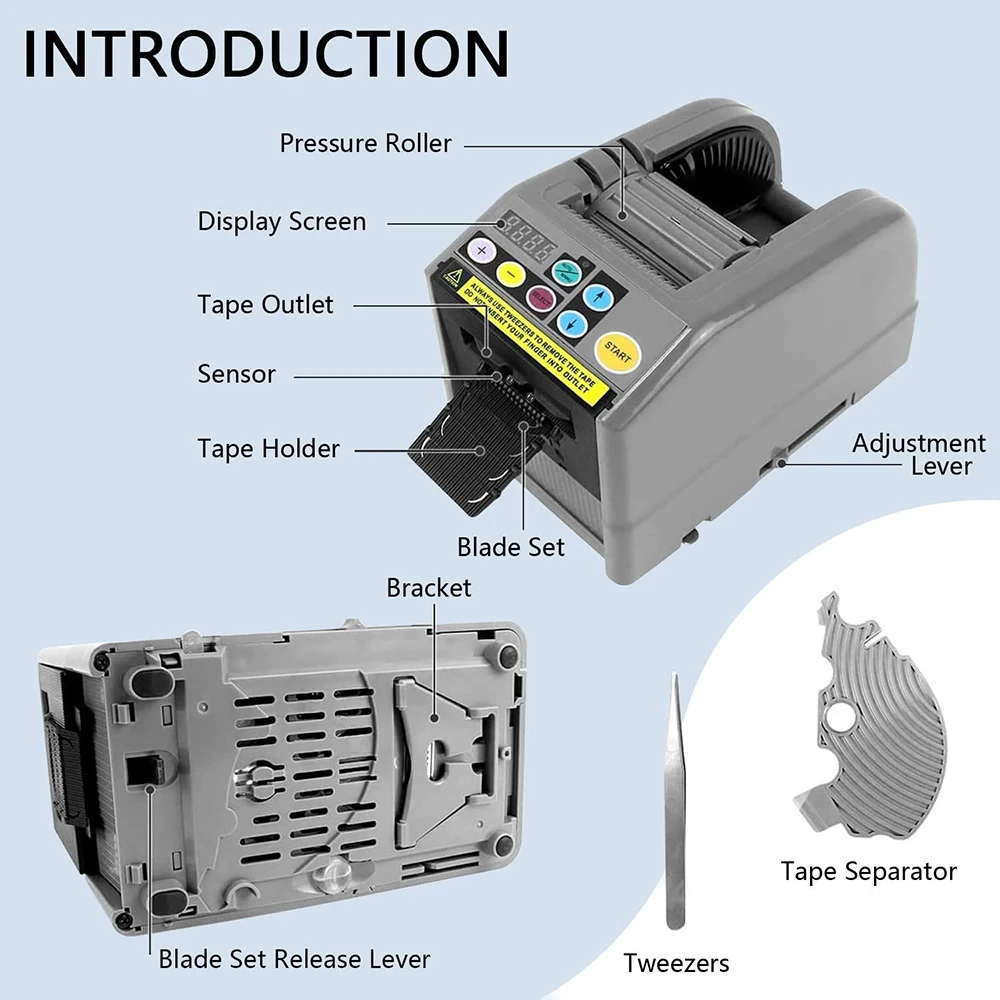wholesale automatic auto tape sticker dispenser cut electric adhesive machine