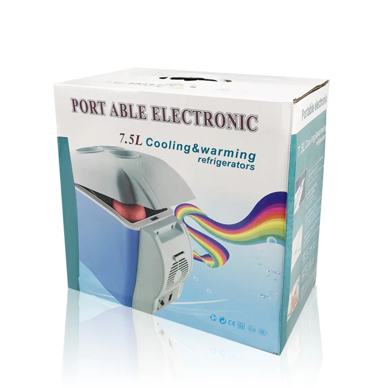 Portable Car Small Refrigerator 7.5L Mini Refrigerator Car Cooling and Heating Car Fridge freezer refrigerator