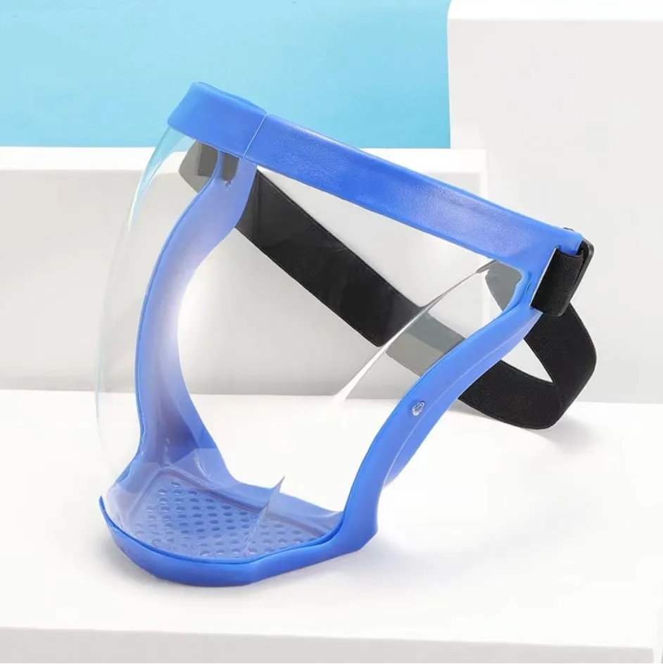 Plastic Protective Clear Safety Face Shield Transparent Multipurpose Sports Anti Dust Industrial Face Shields Full Face Mask