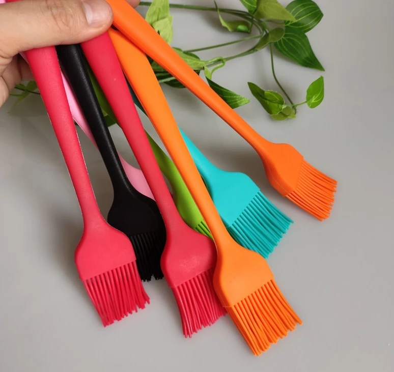 Grease brush household high temperature resistant whole package silicone barbecue baking brush