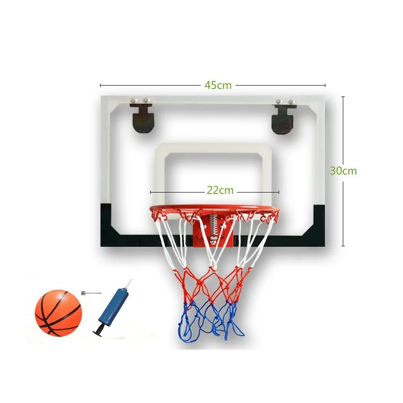 Transparent Wall Basketball Board Children Basketball Rack Easy to Install Small Basket