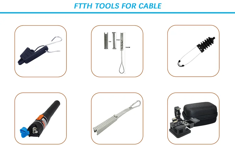 outdoor or indoor up to 2 core aramid yarn G652D round fiber optic cables