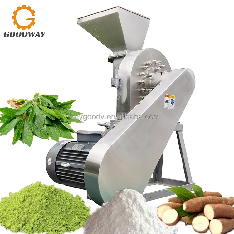 Factory Price Garri Milling Machine Cassava Flour / Leaves Mill Fine Powder Milling