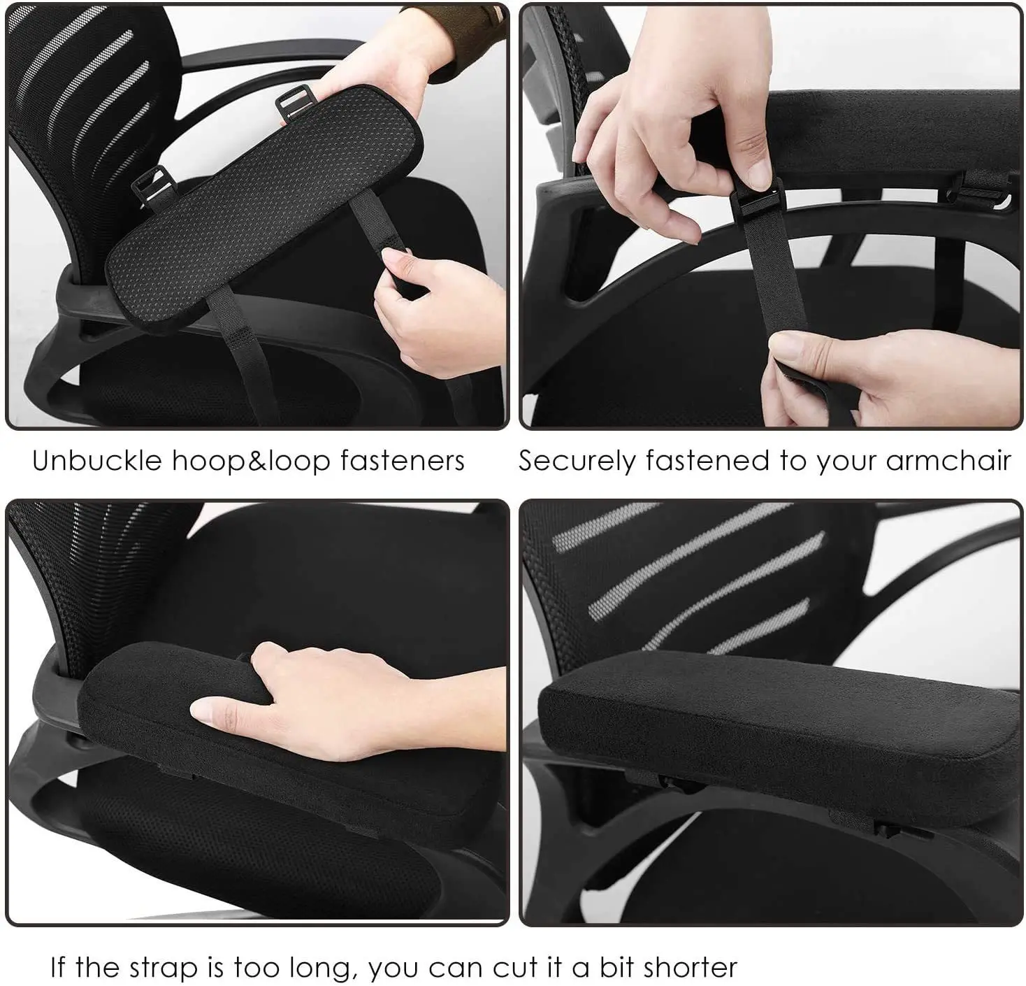 Removable And Washable Cover Foam Armrest Pad armrest foam pads armrest for office chairs