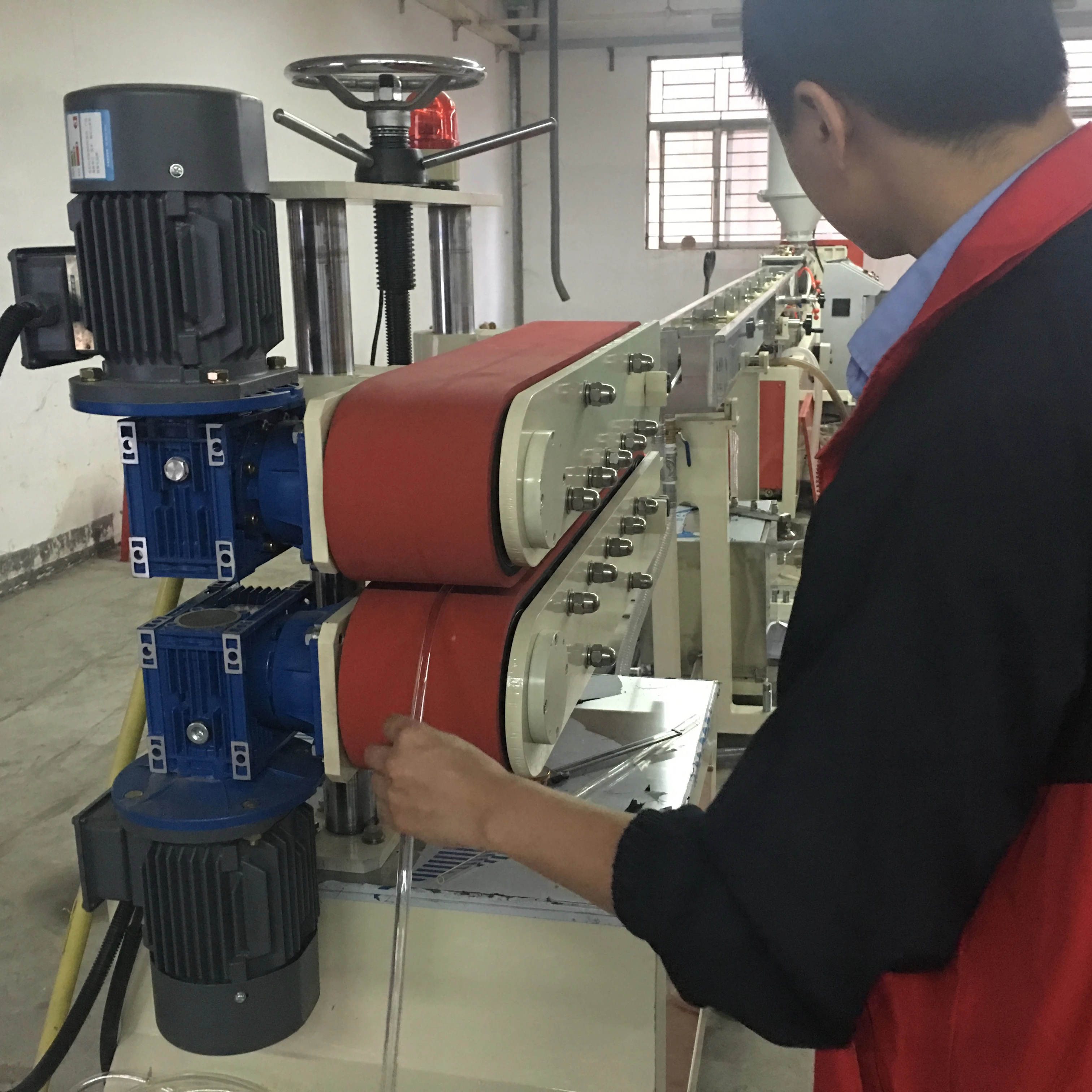 TPU PU Air Tube Production Line, PU Yarn Braided Pipe Extrusion Machine