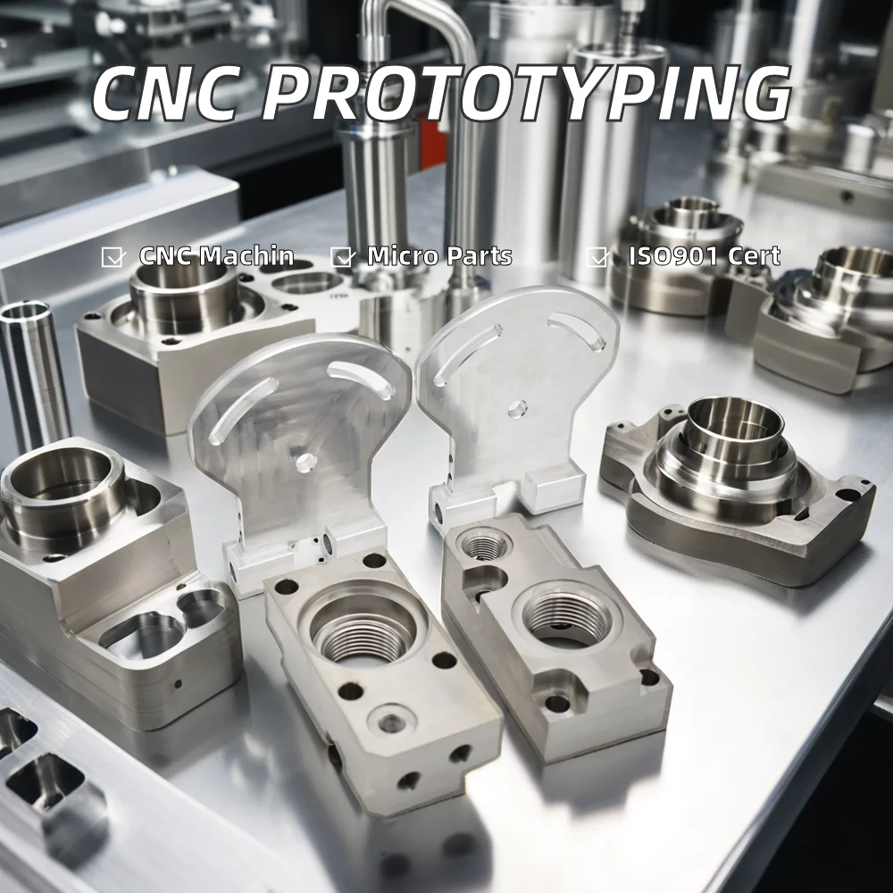 China Custom 3D Model 3 Axis CNC Machining Parts Rapid Prototyping Stainless Steel Aluminum Brass Metal Milling Turning Machine