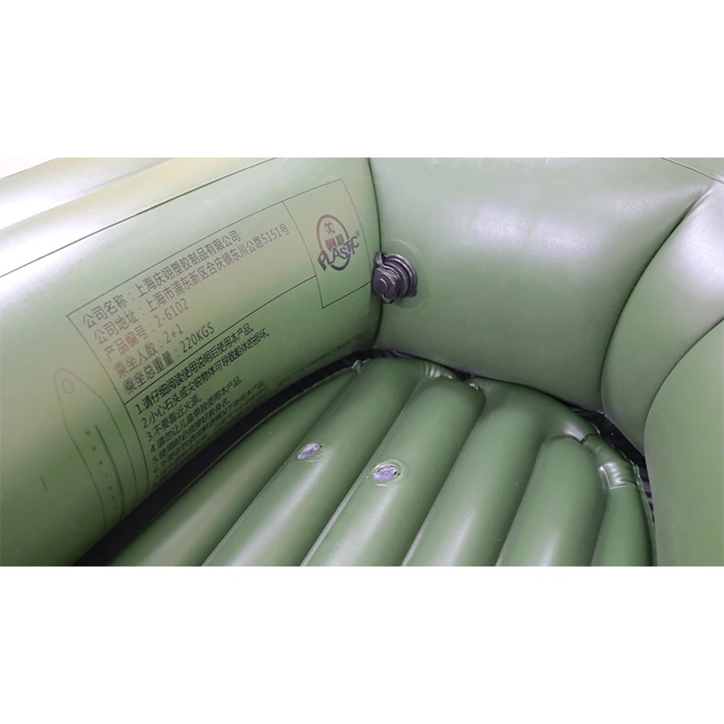 
Inflatable fishing boat material PVC inflatable boat single seat 