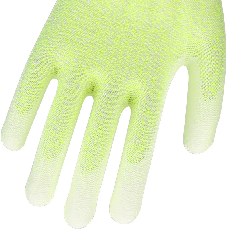 XINGYU High level  Anti Cut performance Safety Work Gloves 13G HPPE PU Coated Cut Resistant Hand  Safety Work  Gloves
