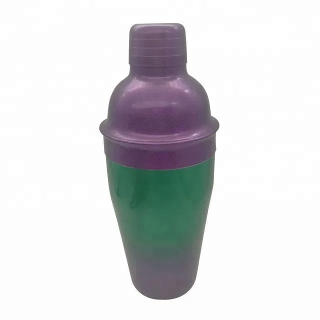 stainless steel custom logo shaker bottle copper plated cocktail shaker