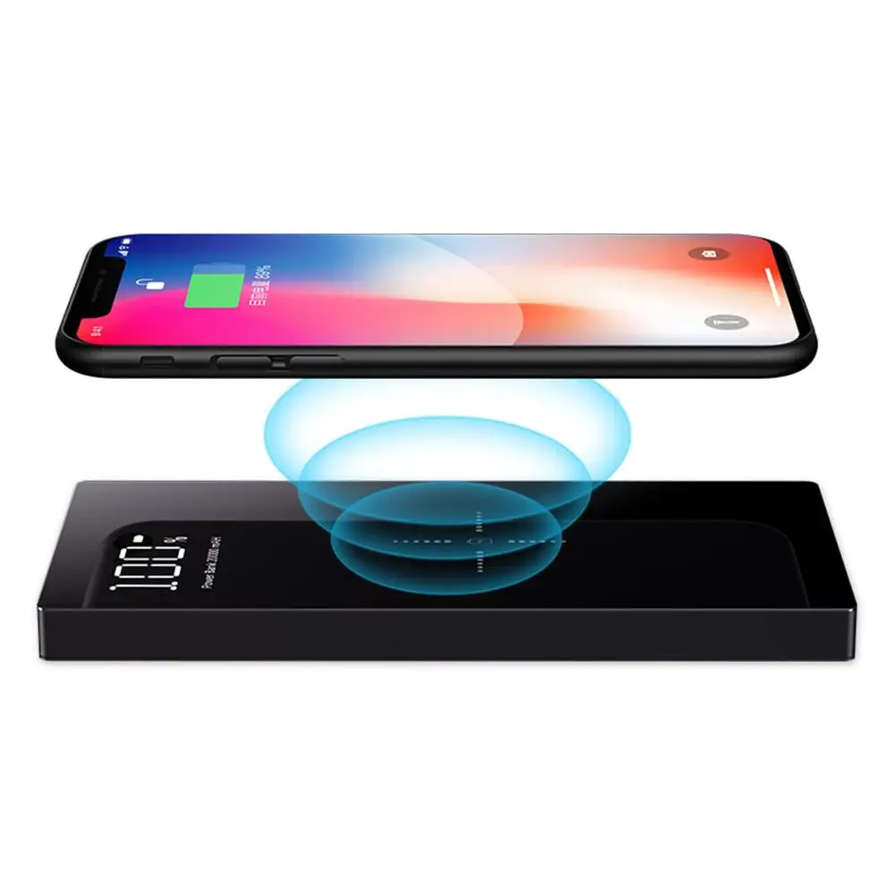 
New Premium Wireless Charger 20000mah Universal Portable Power Bank 20000 Mah Qi Wireless Powerbank 