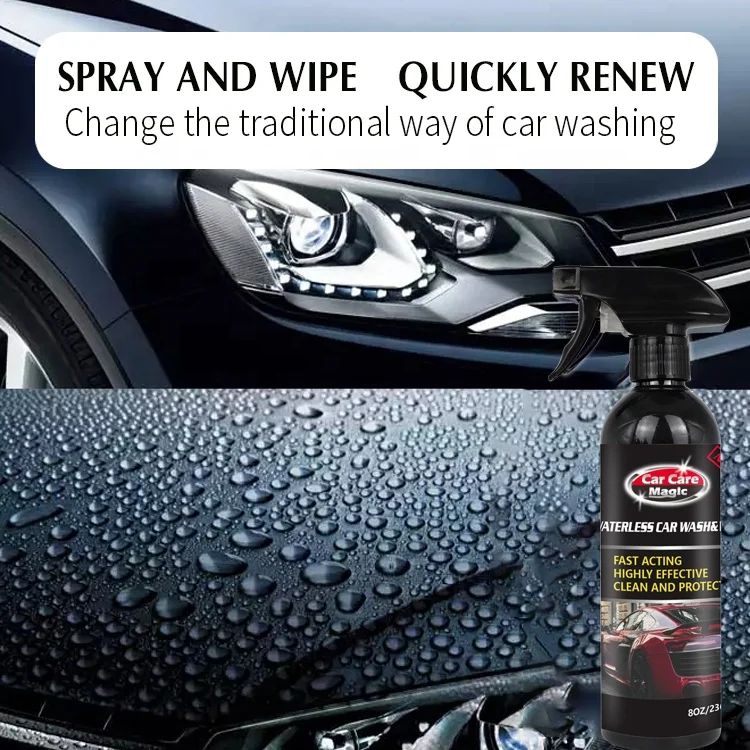 473ml Car cleaner Car Wax Polish Waterless Wash and Wax Waterless car wash concentrate