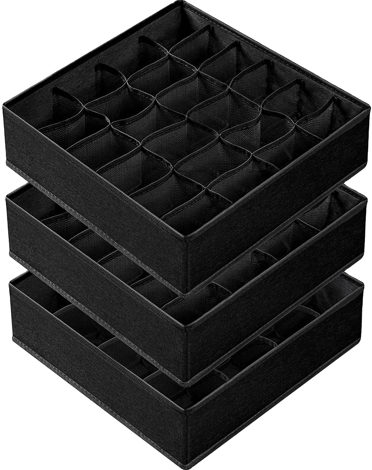 Hot Sale Clothing Storage Box Cotton Linen Foldable sock Storage Box Lingerie Closet Storage Box