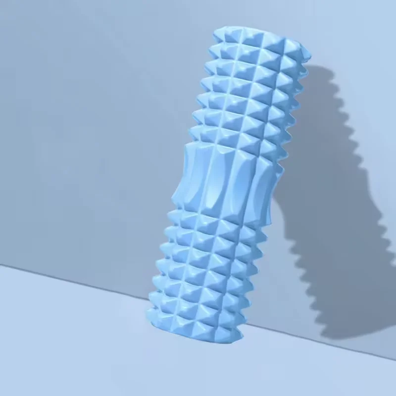 Factory Direct Sale Muscle Relax EVA PVC Hollow Columnar Wholesale Eco Friendly Custom Branded Yoga Soft Back Foam Rollers 45cm