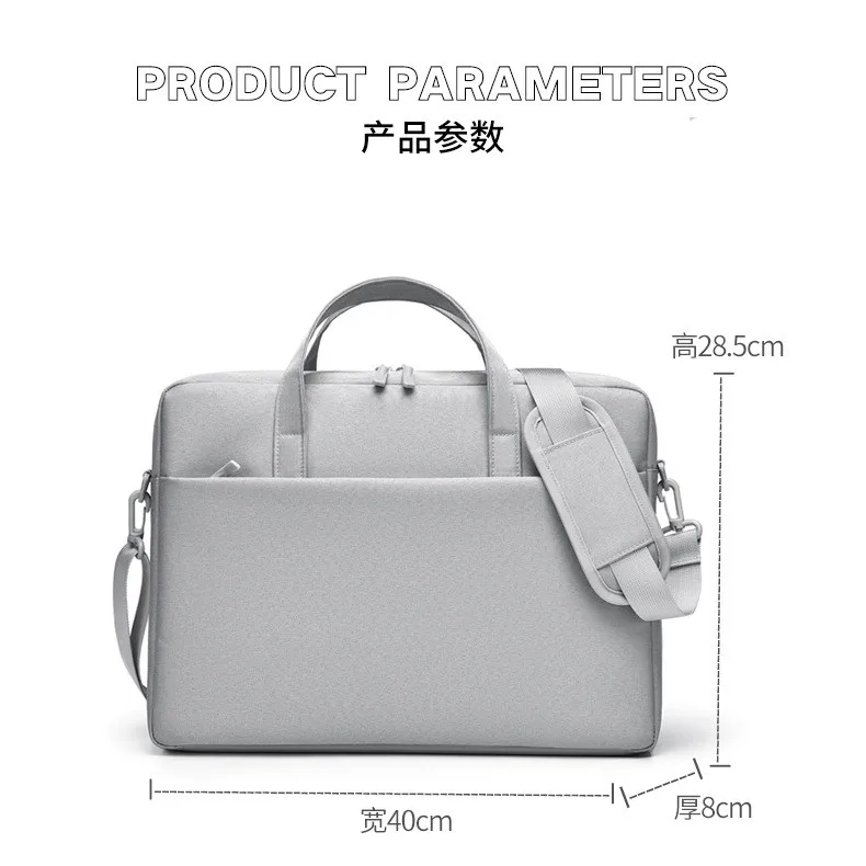 14/15.6/17 Custom Logo Laptop Bag Shockproof Protective Laptop Sleeve Water Resistant Compatible Computer Carrying Bag Briefcase