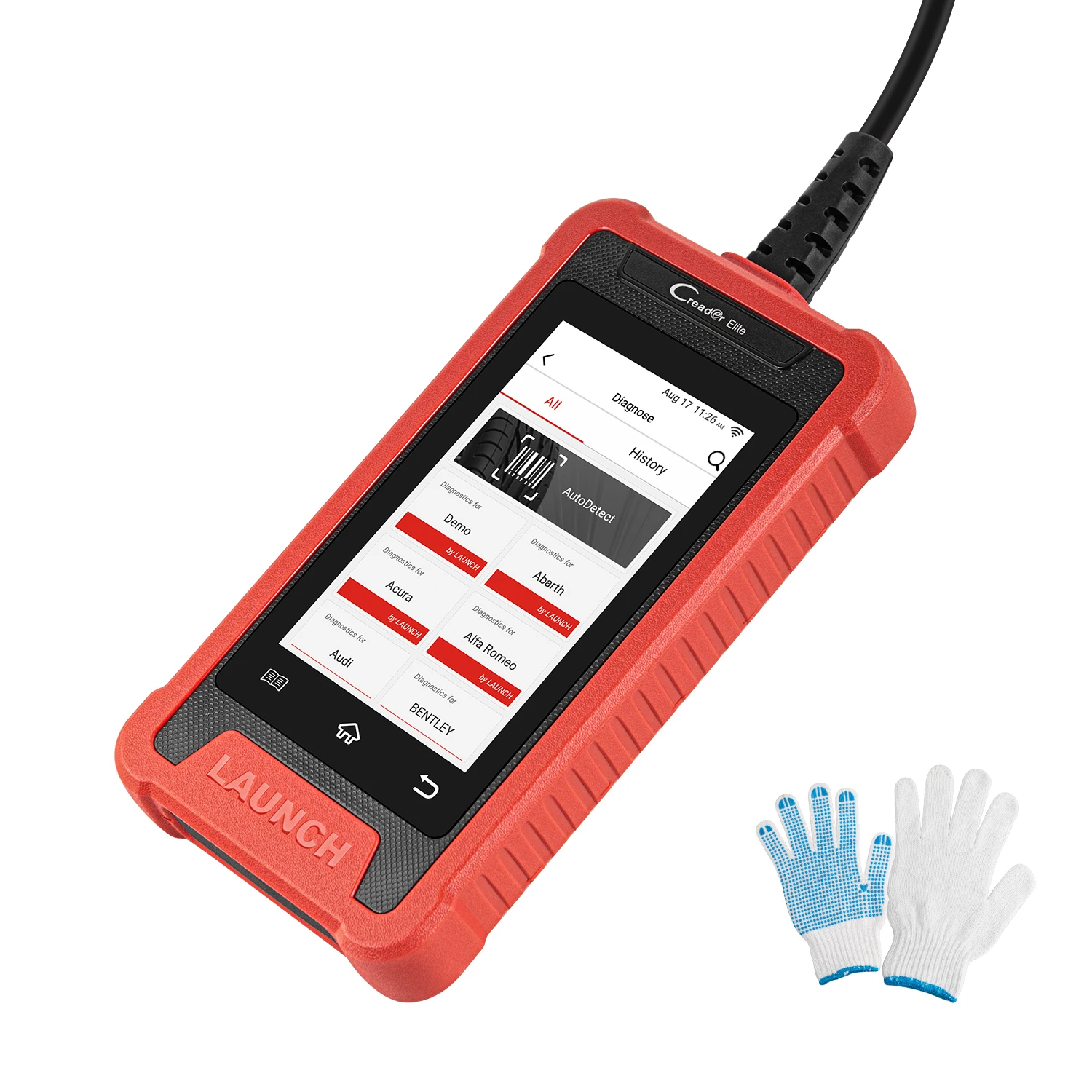 LAUNCH CRE205 OBD2 Automotive Scanner ABS SRS OBD2 Scanner 5 Reset Functions Car Diagnosis PK CR619 OBD 2 Diagnostic Scanner