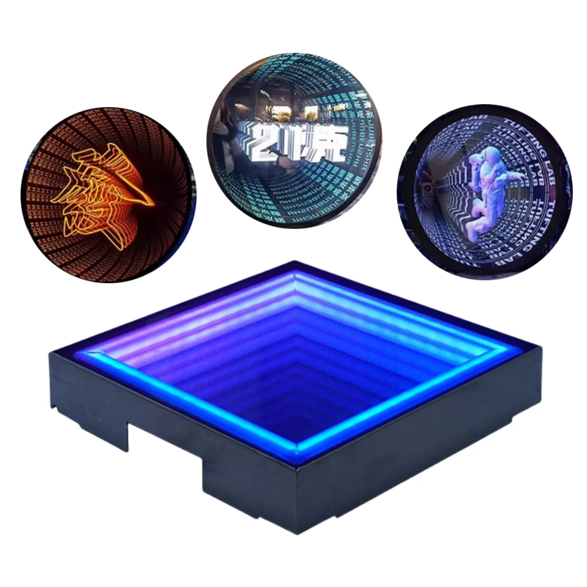 Ce Disco Interactive Game Led Dance Floor Stage Light Magnetic 3d Infinity Mirror Portable Dance Floor Panels
