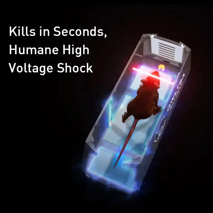 [OWLTRA]High Quality Household High Voltage Mice Rodent Catcher Traps Wifi Mouse Trap Humane Electronic Rat Trap