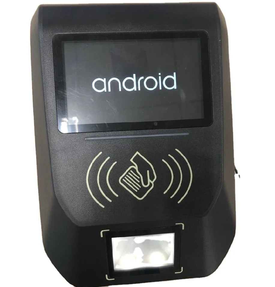 Factory transport ticket machine with card reader writer for fare collection