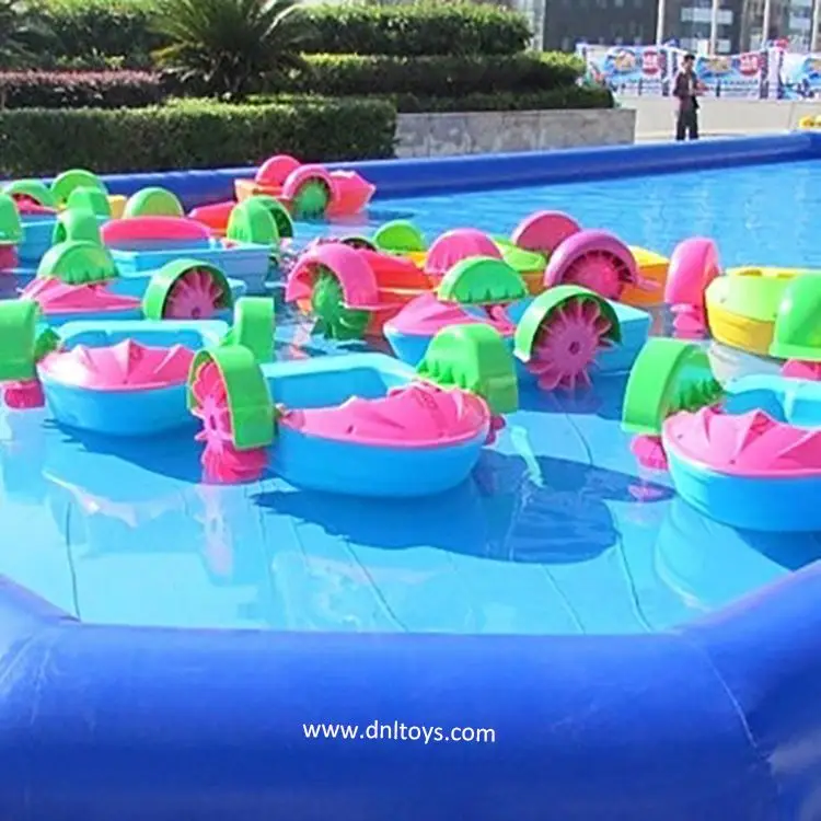 
Amusement park centers inflatable water park pool 