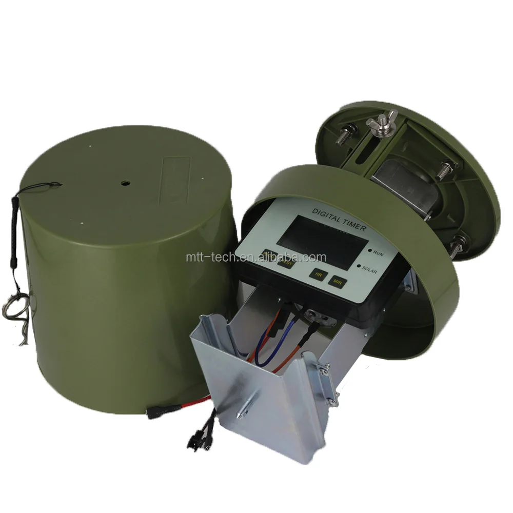 Automatic Hunting Feeder All in One Feeder for Effective Wildlife and Game Hunting Solar Powered