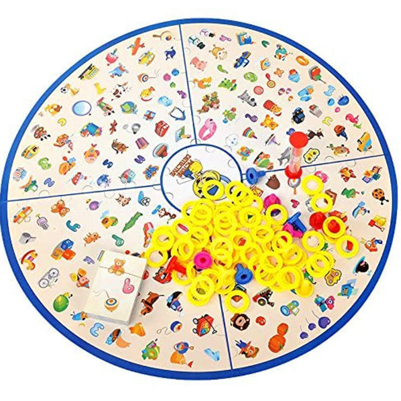 Educational Toys Kids  Detectives Card Looking Chart Board Game for Child Puzzle Brain Reaction Training Game Family Game Toy