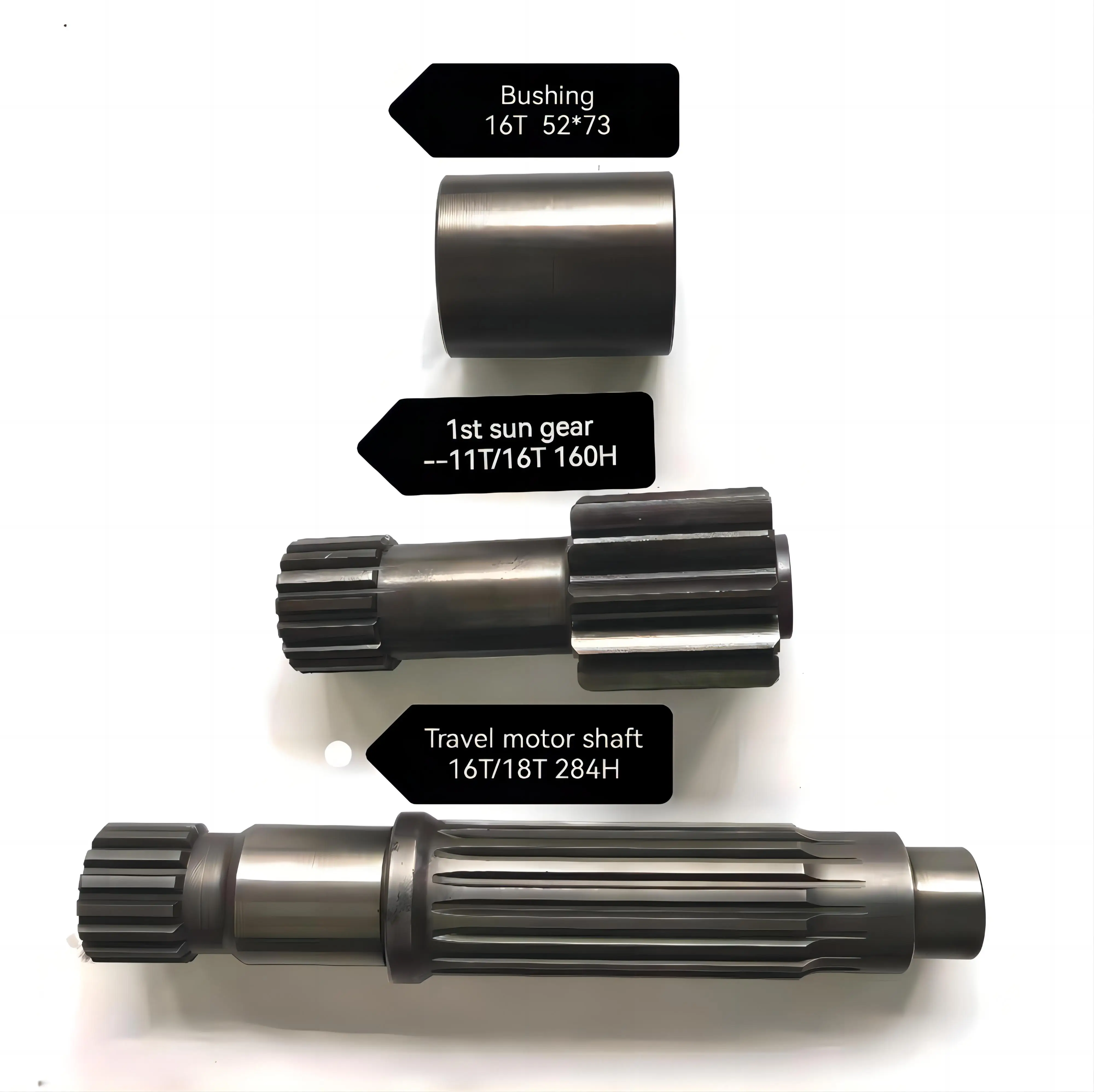Sy365h Hydraulic motor parts motor shaft drive gear drive shaft sun gear shaft