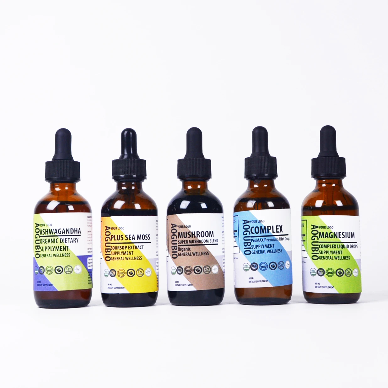 Aogubio Private Label Stevia Sweetener Supplement Energy Organic Stevia Drops Sweet Drops
