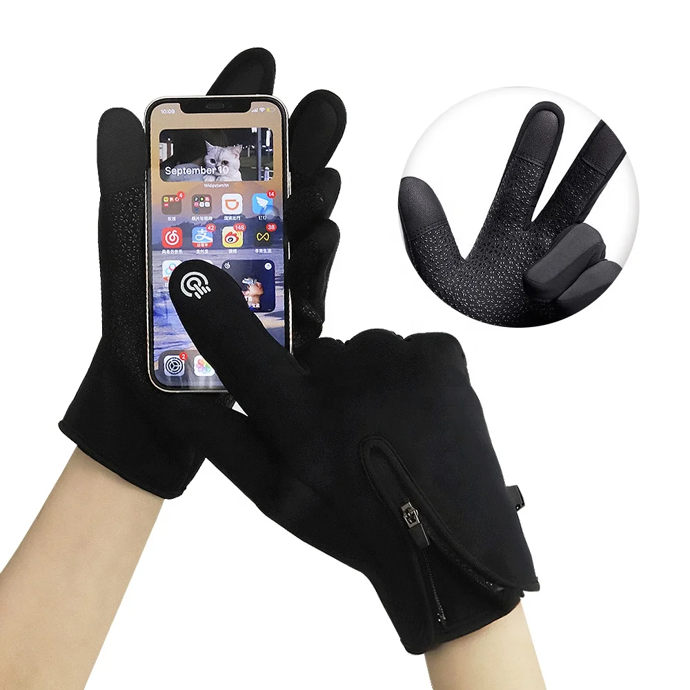 China factory waterproof nonslip windproof winter keep warm ski gloves