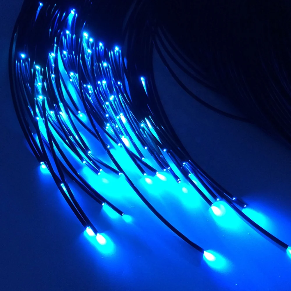 Customized 1.0mm PMMA optic fiber core coated 2.0mm PVC jacket fiber optic cable pool light