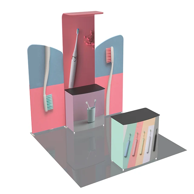 China Supplier 30 Mins Quick Build Reusable Portable Easy Set Up Exhibition Booth Expo Stand Customized Booth