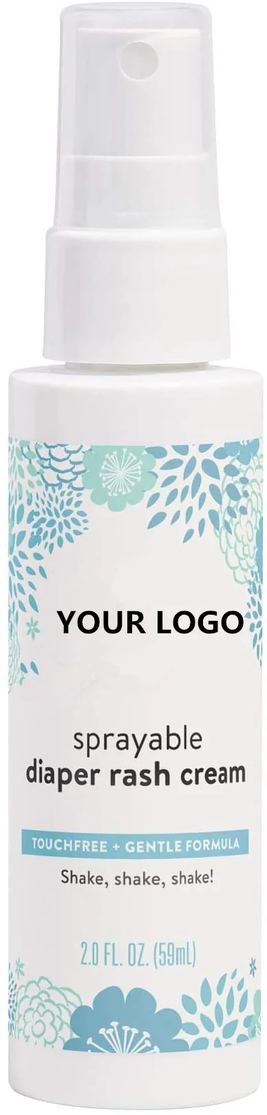 wholesale oem 100% natural baby diaper cream coconut oil diaper rash cream spray