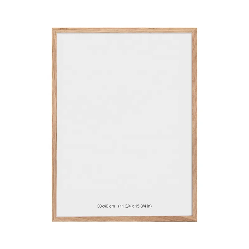 Лидер продаж, простой модный A1 A2 A3 A4 A5 под заказ, оптовая продажа, деревянные картинные рамки, дубовые картины, фоторамка