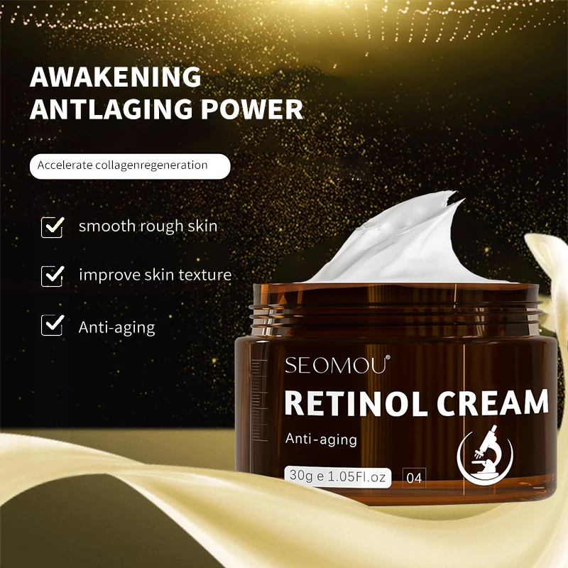 Private label Anti Aging Wrinkle Face Moisturizing VC Retinol Cream with Hyaluronic Acid