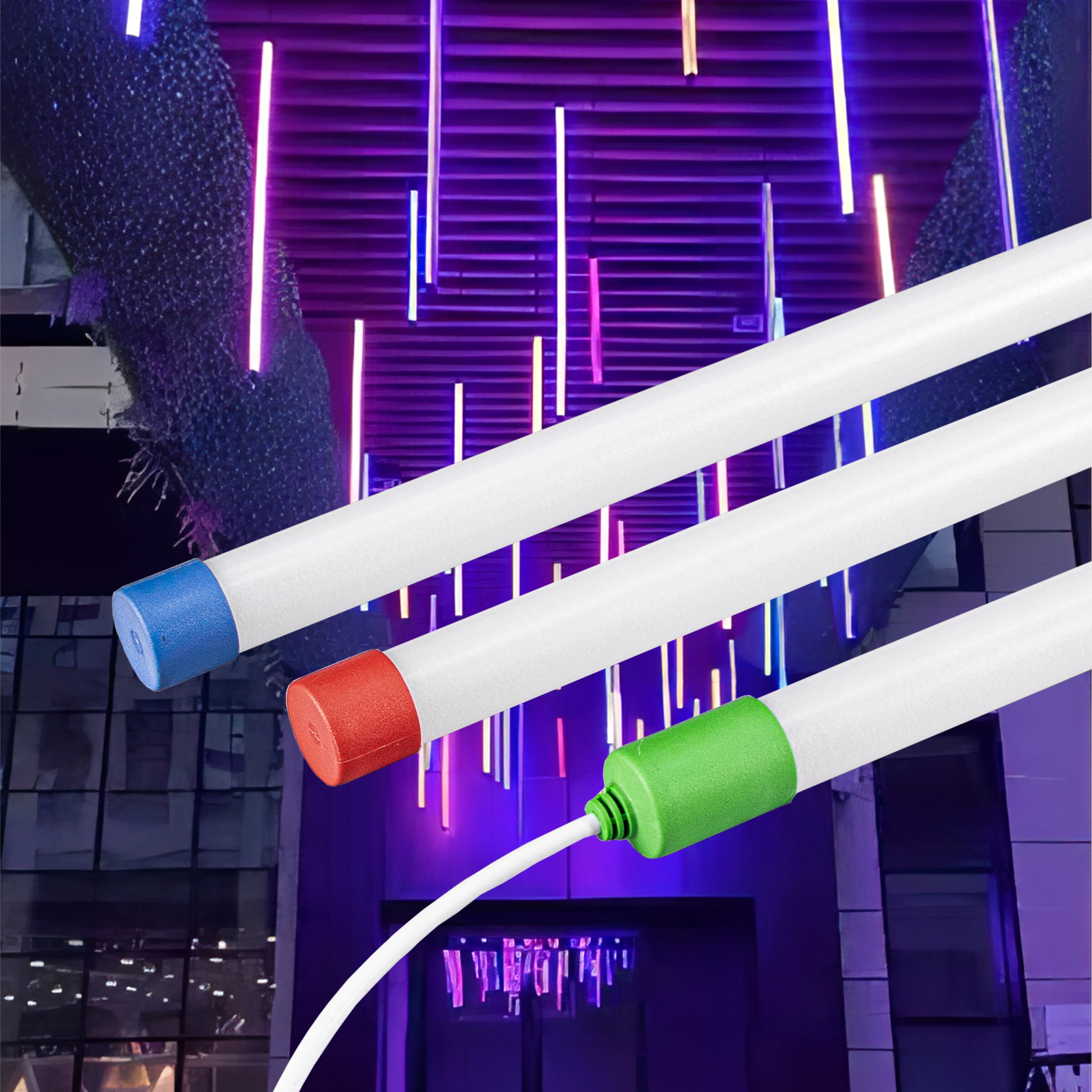 220V 60cm High Lumen PC Body Outdoor Waterproof Plastic Body LED Tubes