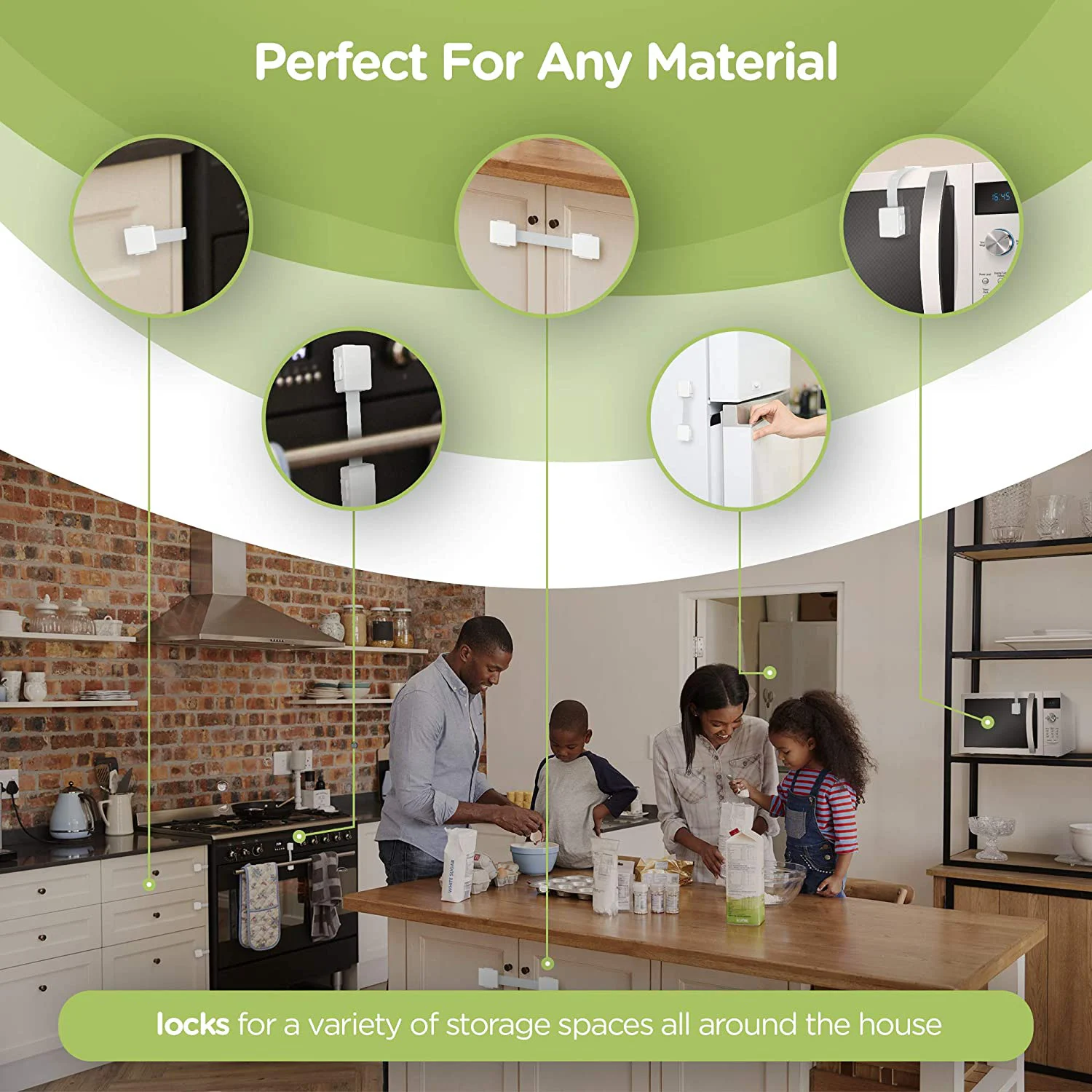 
Amazon product cabinet locks child safety baby proofing locks 