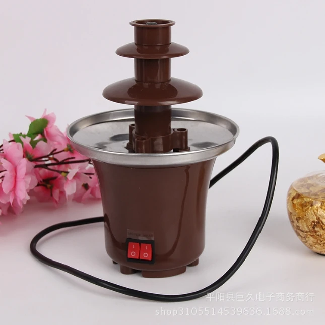 Factory Direct Selling Triple 5-tier 220v Maker Amazon Milkshake Baking Diy Heated Cheese Juice Melting Small Chocolate Fountain