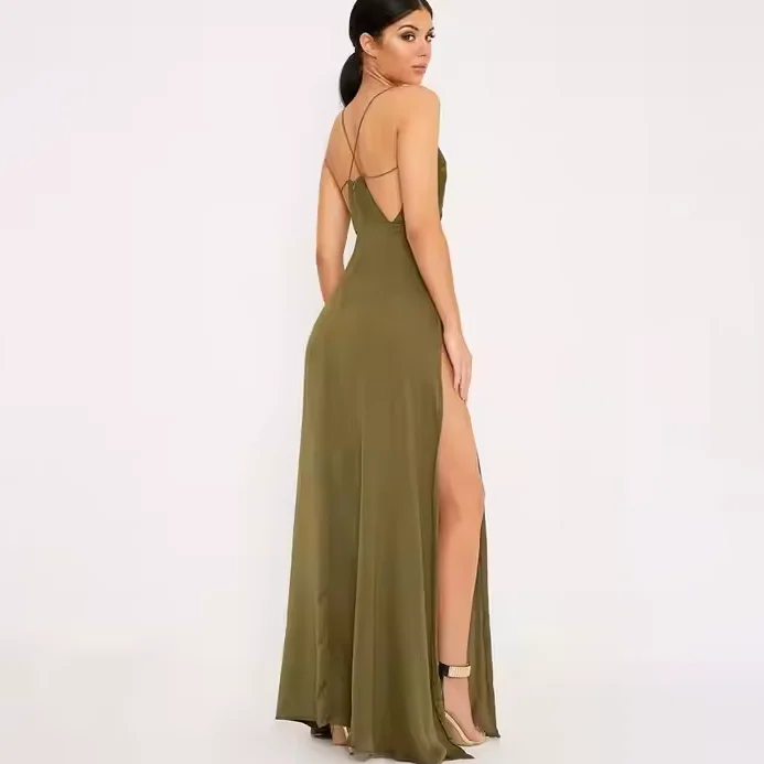 Custom Clothing Manufacturers Wholesale Latest Summer Sexy Dress Sleeveless Ladies Elegant Casual Dresses For Women