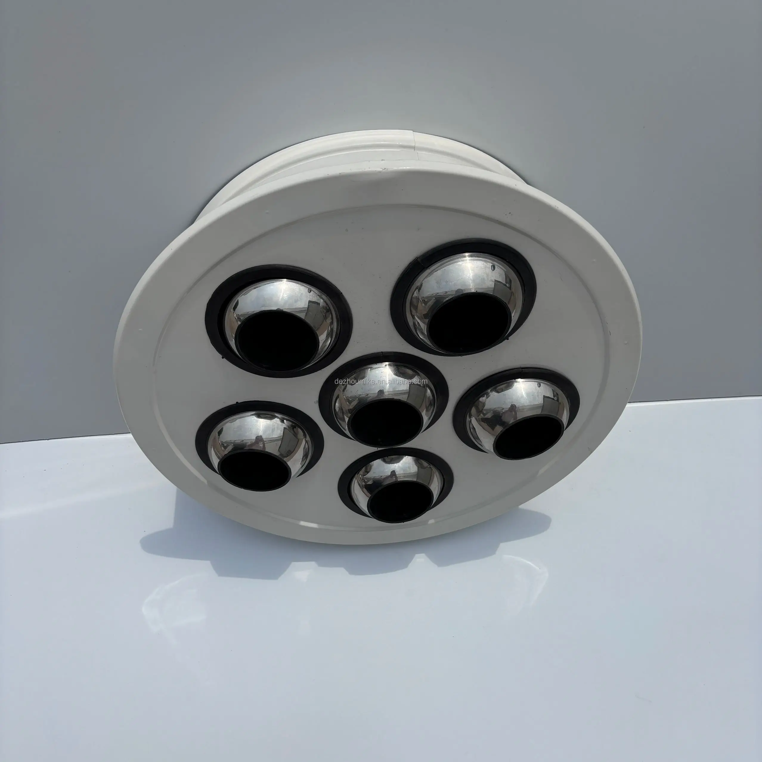 Aluminum Alloy Spherical Jet Vents Circular Jet Air Conditioning Silencer Vents for Outdoor & Hall Use