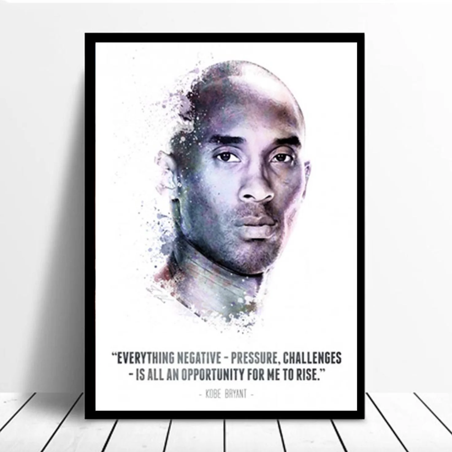 45x60cm Sport Superstar Kobe Bryant POP Painting Canvas Print Poster Art