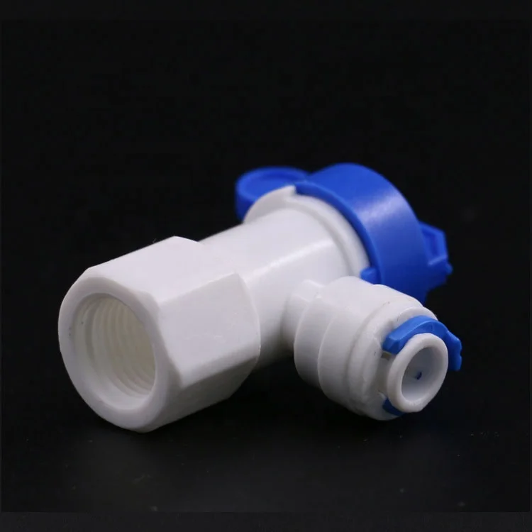 1/4 Inch 3.2g Valvula De Bola Plastic Ro Reverse Osmosis System Water Storage Tank Fittings