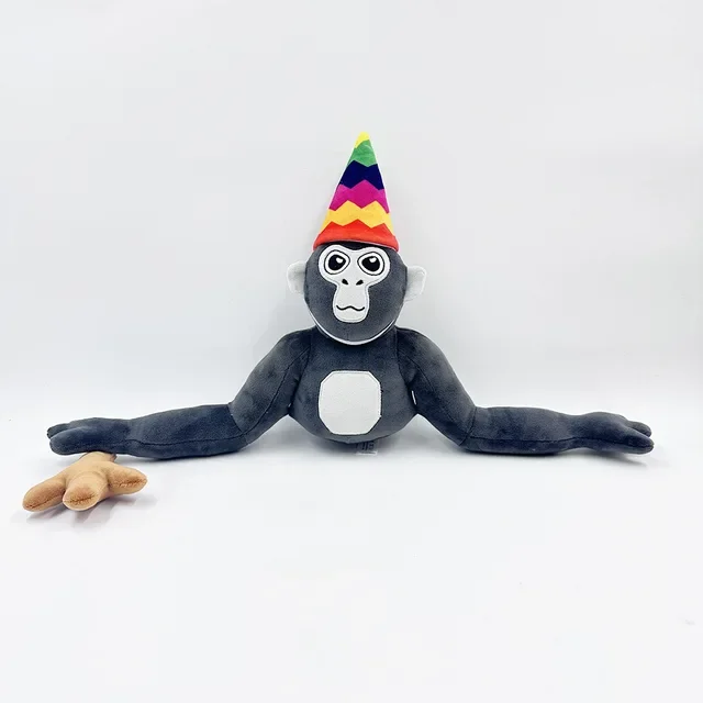 Custom Cartoon Anime cute Toys Gorilla Figure Stuffed Animal Toys Funny Gorilla Tag Plush Toy Doll Boy Kids Gifts