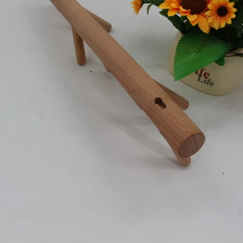 Hot Sale Wooden Wall Decoration Wood Clothes Hook Clothes Hanger Living Room Clothes Display Rack