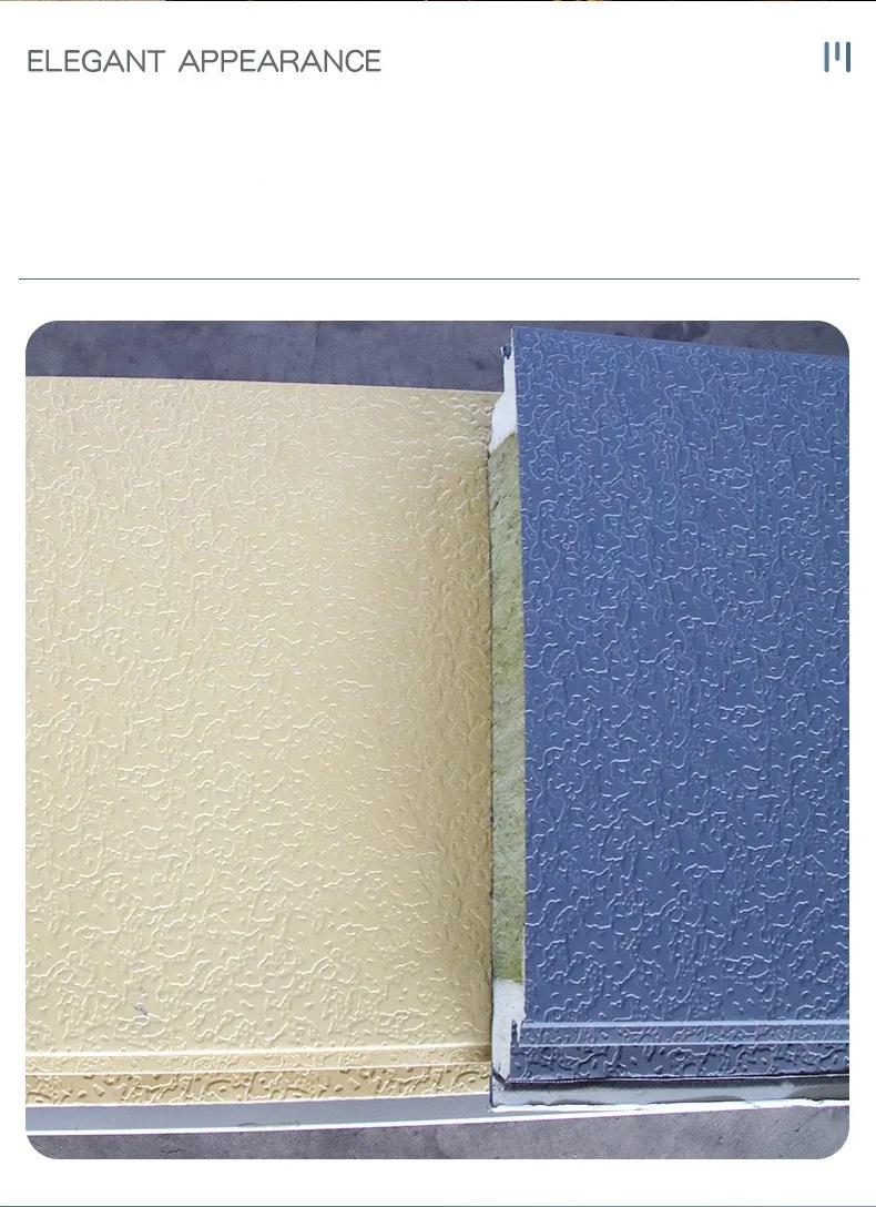 Высококачественная усовершенствованная сэндвич-доска из минеральной ваты эффективный контроль шума в городских районах