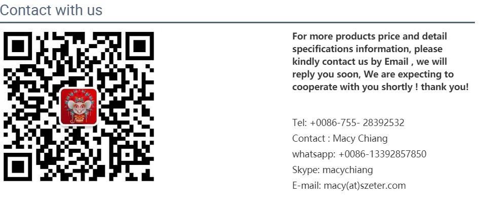 contact with us